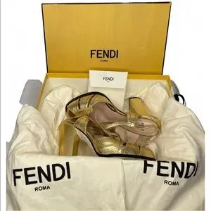 FENDI ゴールド バングル FENDI ROMA FENDI Bracelets Women's